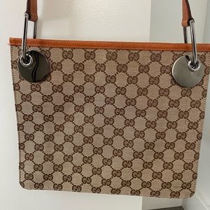 Authentic Gucci Monogram Crossbody Handbag